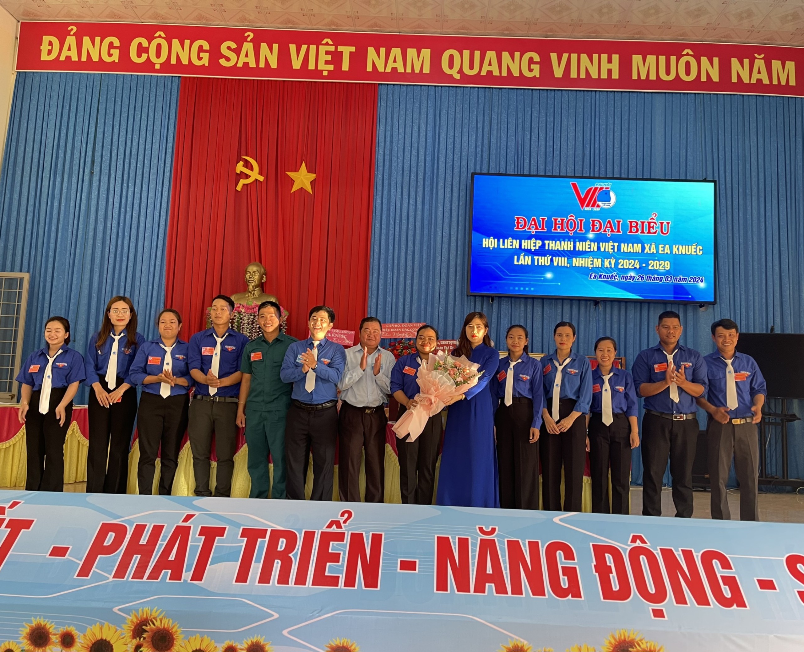 ĐẠI HỘI ĐẠI BIỂU HỘI LIÊN HIỆP THANH NIÊN VIỆT NAM XÃ EA KNUÊC LẦN THỨ VIII, NHIỆM KỲ 2024 -2029.