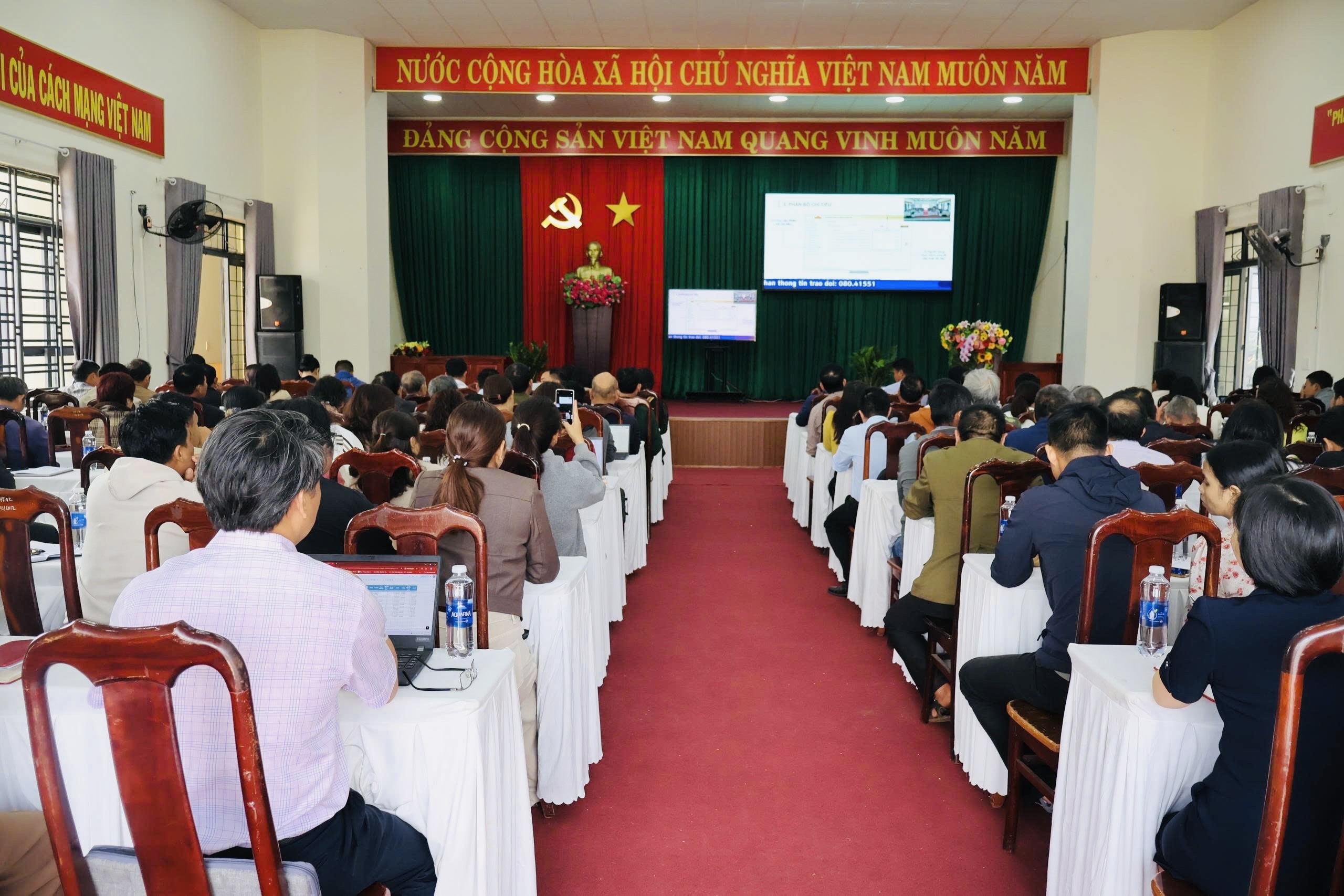 Hội nghị toàn quốc tập huấn phần mềm phục vụ công tác bầu cử.