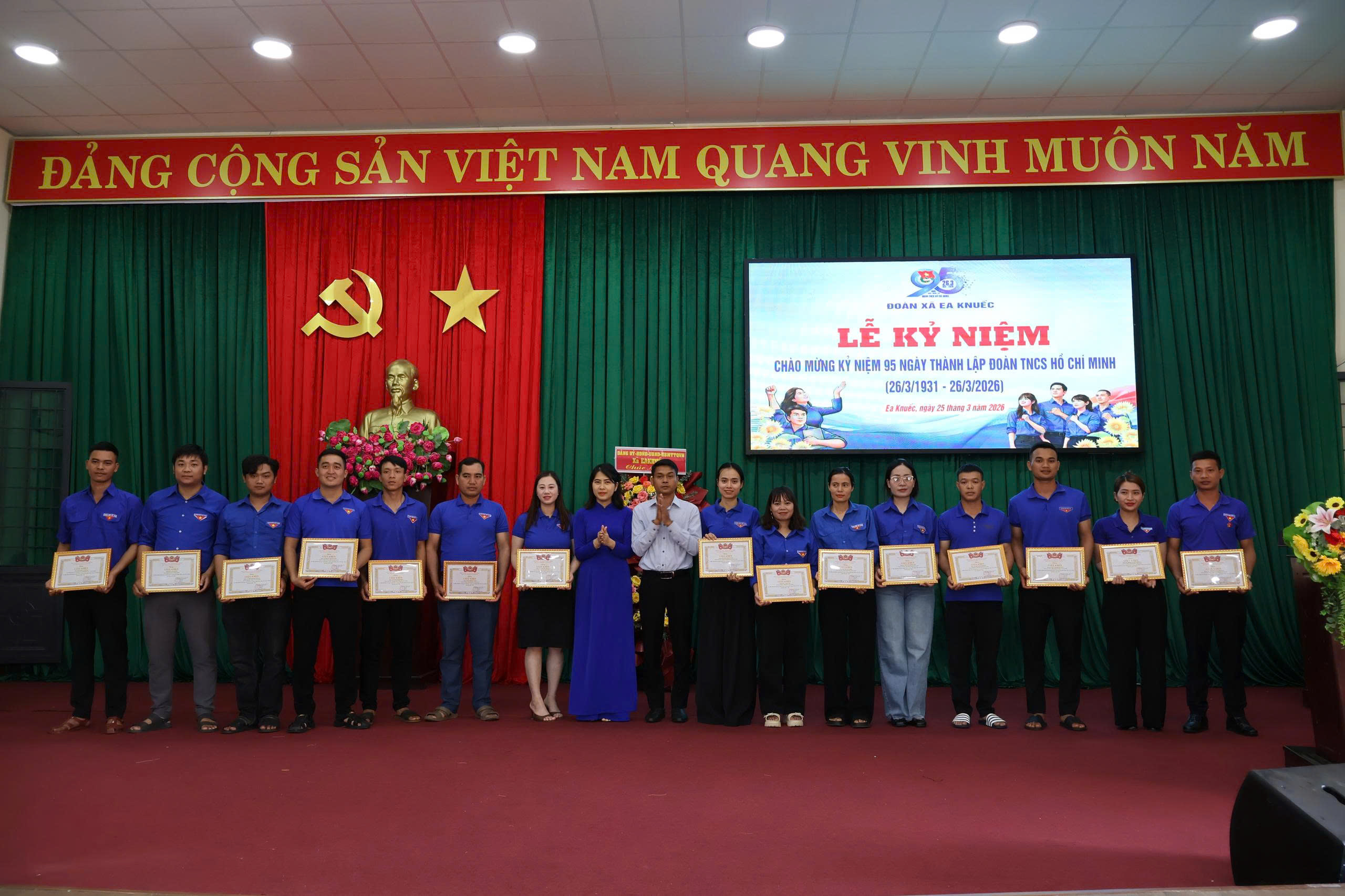 Đoàn xã Ea Knuếc: Tọa đàm kỷ niệm 95 năm ngày thành lập đoàn TNCS Hồ Chí Minh 26/3/931-26/3/2026.