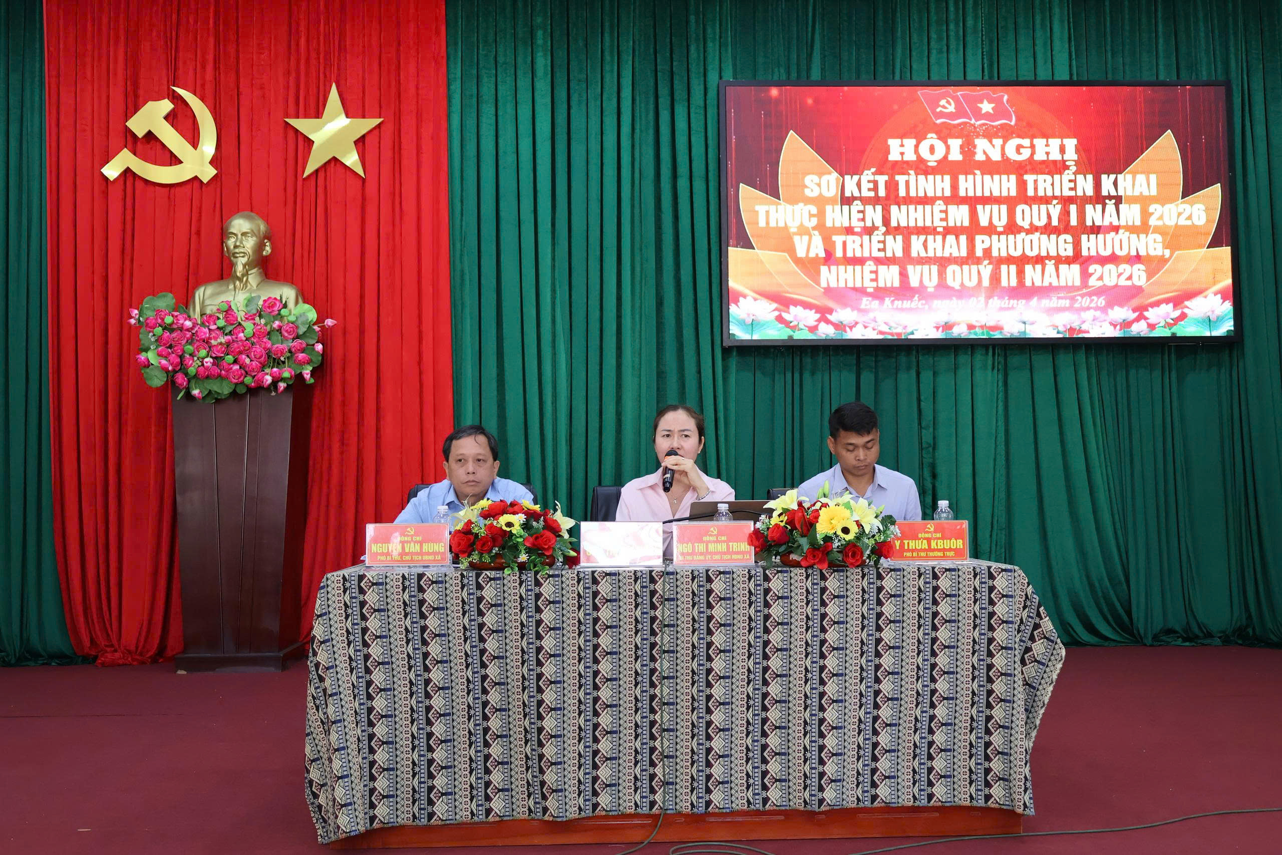 Xã Ea Knuếc thu ngân sách nhà nước quý I đạt 33,8% kế hoạch năm 2026.