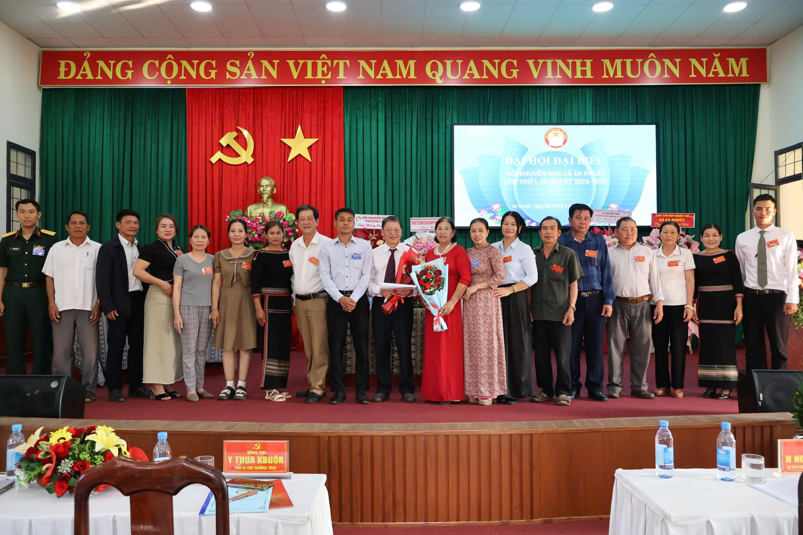 Đại hội Đại biểu Hội Khuyến học xã Ea Knuếc lần thứ nhất.