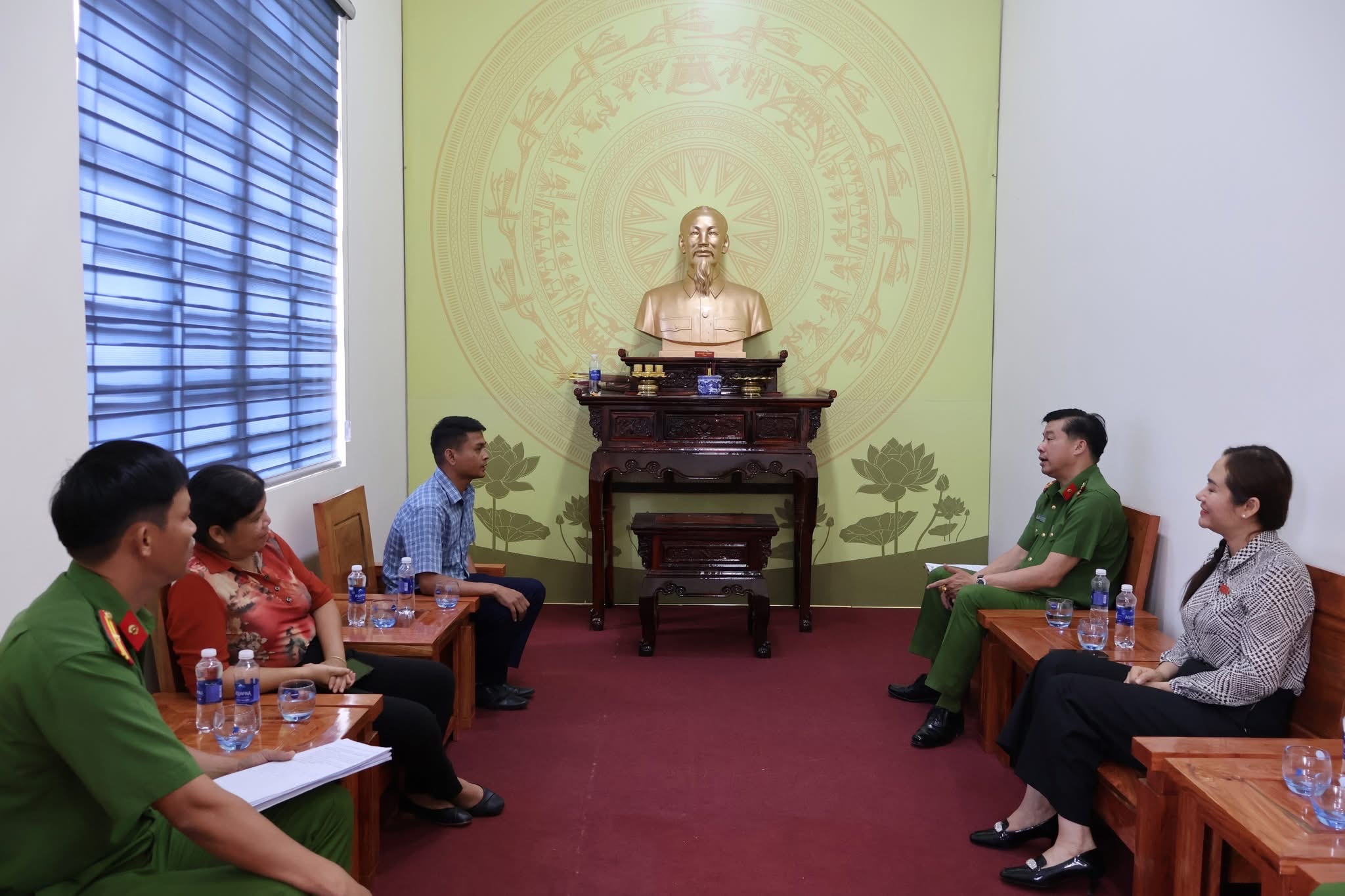Trung đoàn cảnh sát cơ động số 7 về khảo sát địa bàn tại xã Ea Knuếc, phục vụ cho công tác hành quân dã ngoại năm 2026.