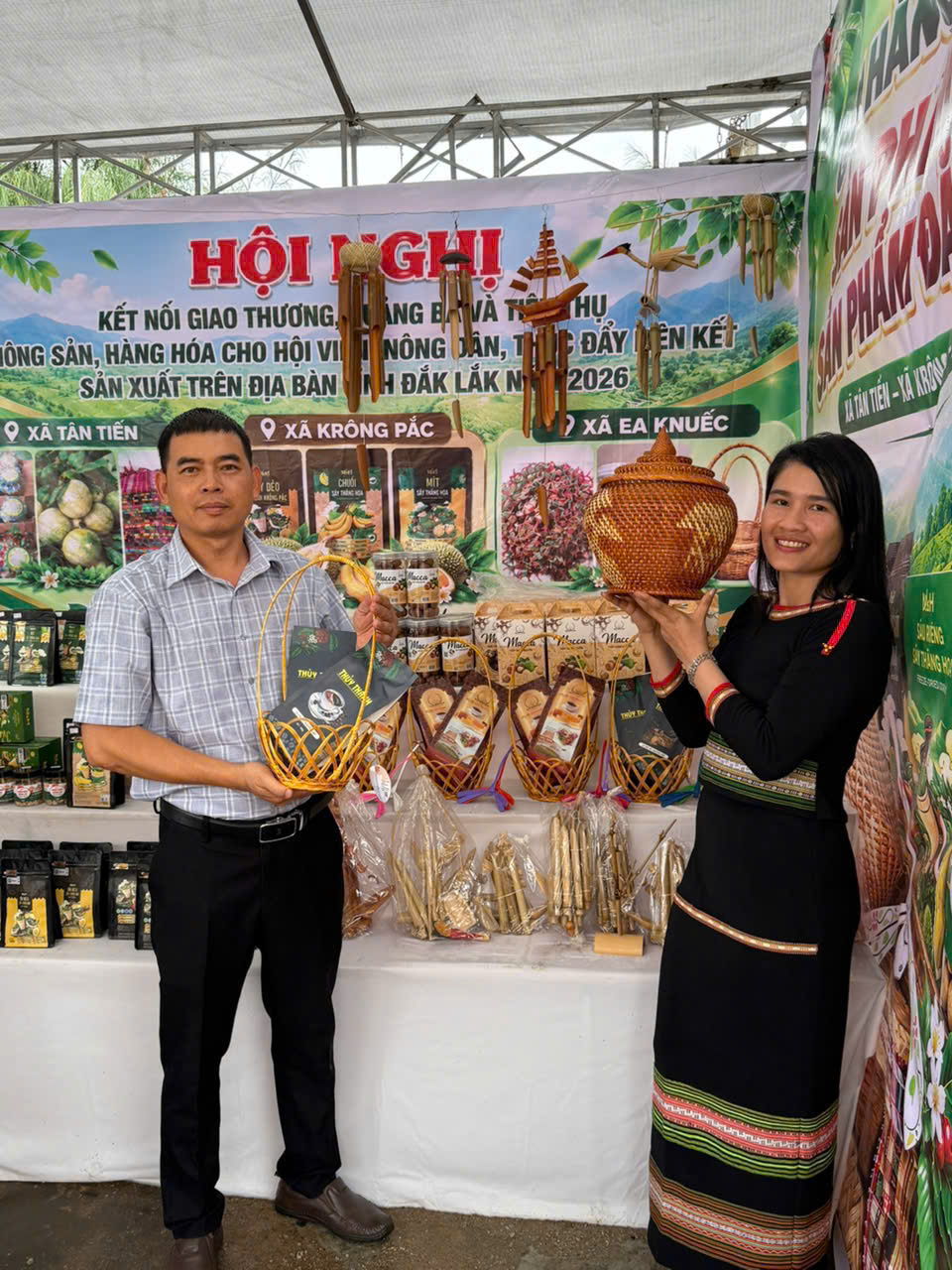 Hội nông dân xã Ea Knuếc tham gia Hội nghị kết nối giao thương, quảng bá và tiêu thụ nông sản, hàng hóa năm 2026